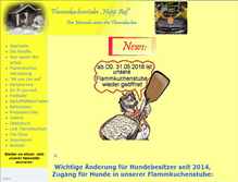 Tablet Screenshot of flammkuchenstube.de